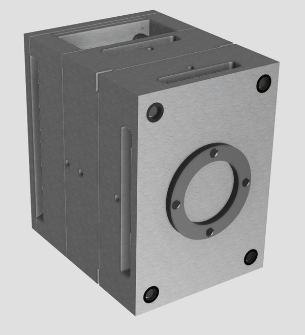 350 x 400 Aluminum Mold Base with Guide Bushing - Flexcim Store